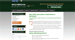 Desktop Screenshot of moldremovalmarketing.com