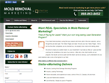 Tablet Screenshot of moldremovalmarketing.com